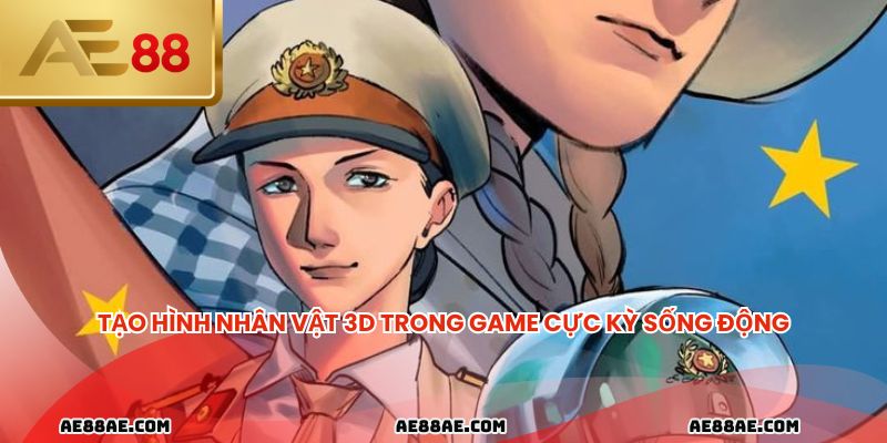 Tạo hình nhân vật 3D trong game cực kỳ sống động