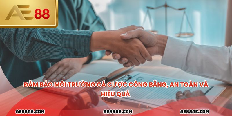 Đảm bảo môi trường cá cược công bằng, an toàn và hiệu quả 