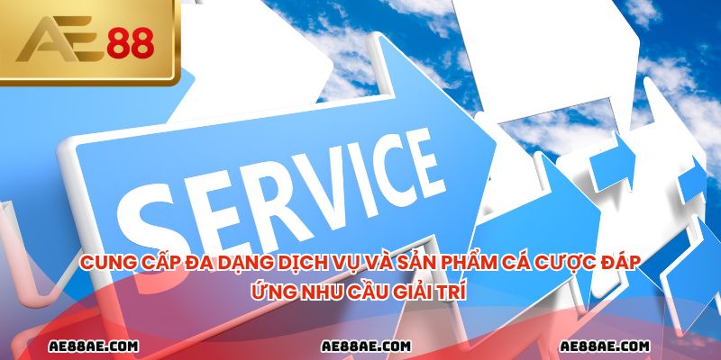 Cung cấp đa dạng dịch vụ và sản phẩm cá cược đáp ứng nhu cầu giải trí 