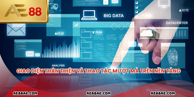 Giao diện thân thiện và thao tác mượt mà trên nền tảng